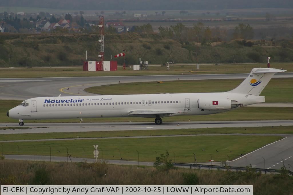 EI-CEK, 1989 McDonnell Douglas MD-83 (DC-9-83) C/N 49631, Nouvelair MD80
