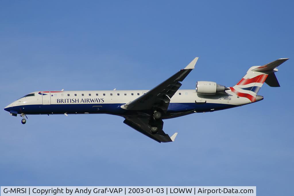 G-MRSI, 2001 Canadair CRJ-701ER (CL-600-2C10) Regional Jet C/N 10039, British Airways CRJ700