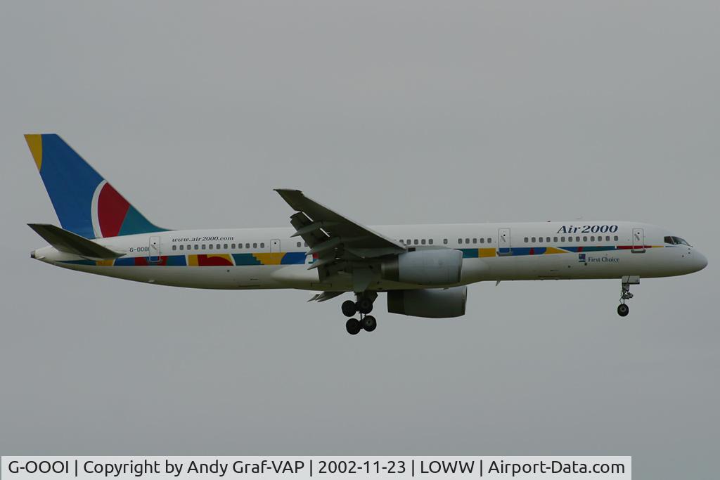 G-OOOI, 1988 Boeing 757-23A C/N 24289, Air 2000 757-200