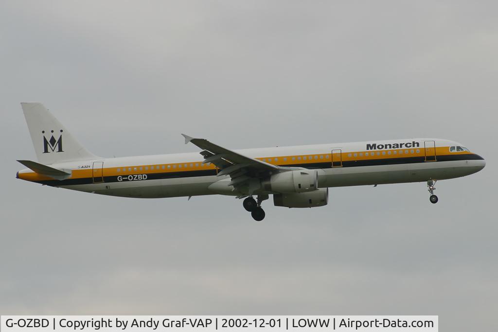 G-OZBD, 2000 Airbus A321-231 C/N 1202, Monarch A321