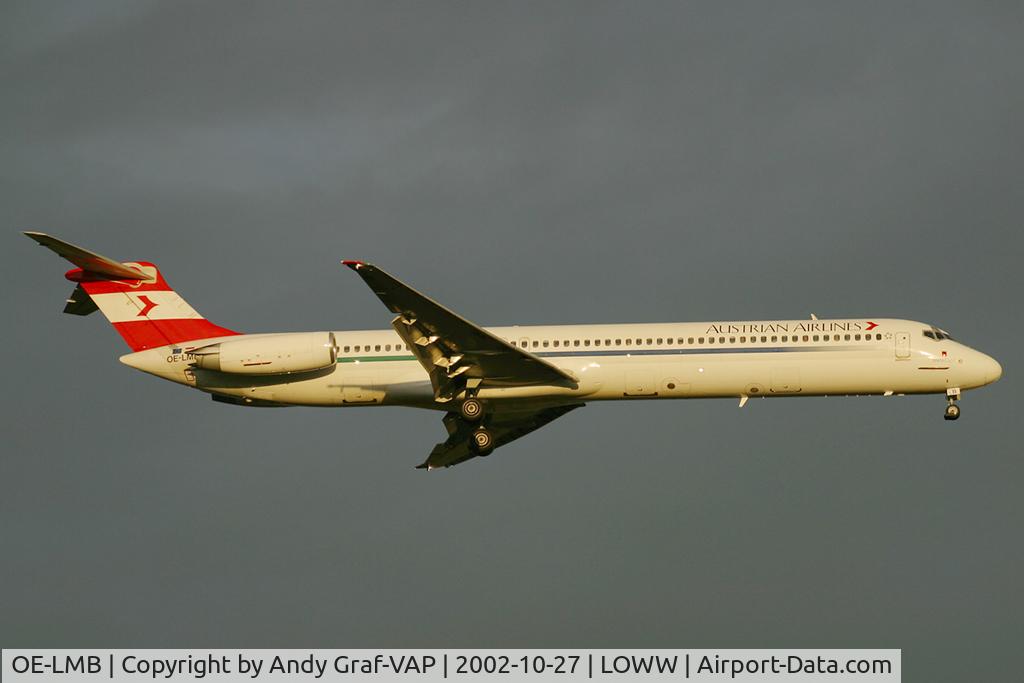 OE-LMB, 1985 McDonnell Douglas MD-82 (DC-9-82) C/N 49279, Austrian Airlines MD80