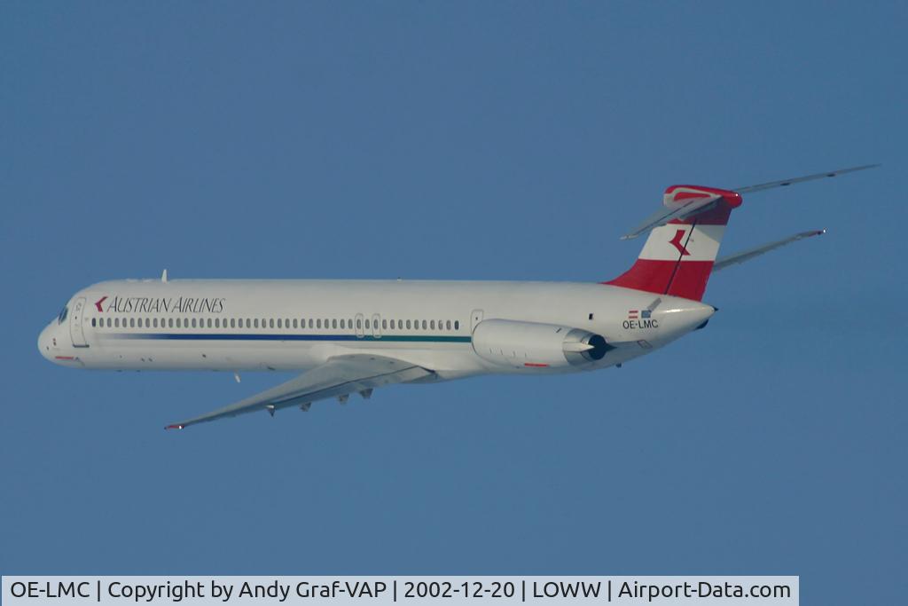 OE-LMC, 1986 McDonnell Douglas MD-82 (DC-9-82) C/N 49372, Austrian Airlines MD80