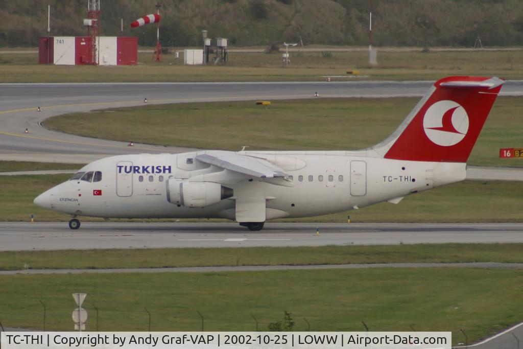 TC-THI, 1992 British Aerospace Avro 146-RJ70 C/N E1229, Turkish Airlines Bae146