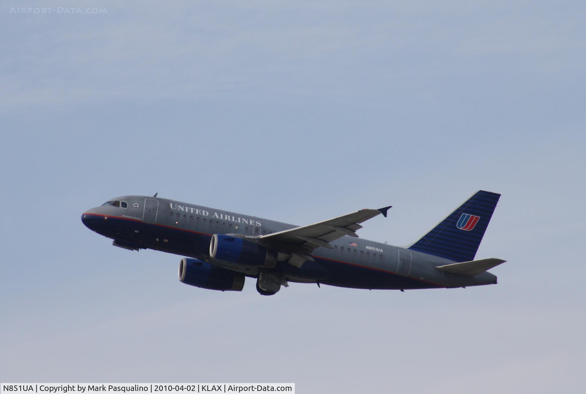 N851UA, 2002 Airbus A319-131 C/N 1664, Airbus A319