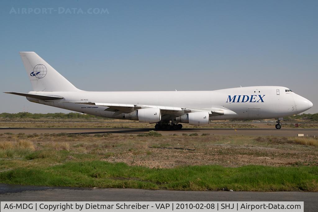 A6-MDG, 1991 Boeing 747-228F C/N 25266, Midex Boeing 747-200