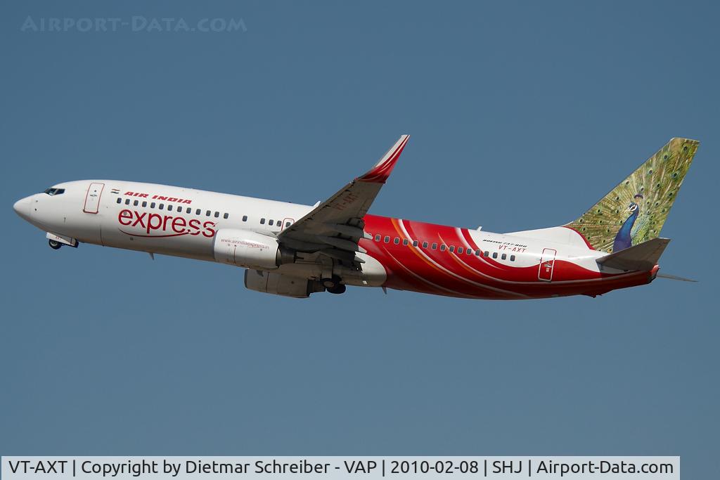 VT-AXT, 2007 Boeing 737-8HJ C/N 36331, Air India Express Boeing 737-800