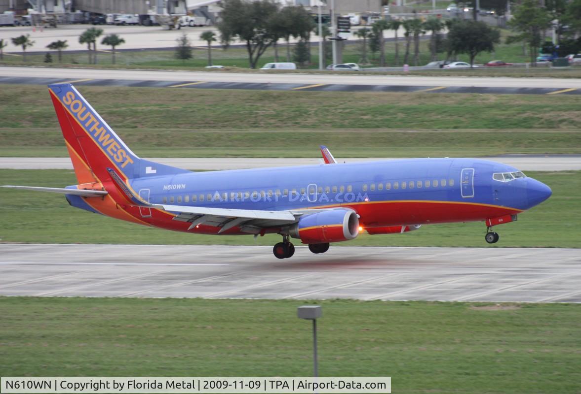 N610WN, 1995 Boeing 737-3H4 C/N 27696, Southwest 737-300