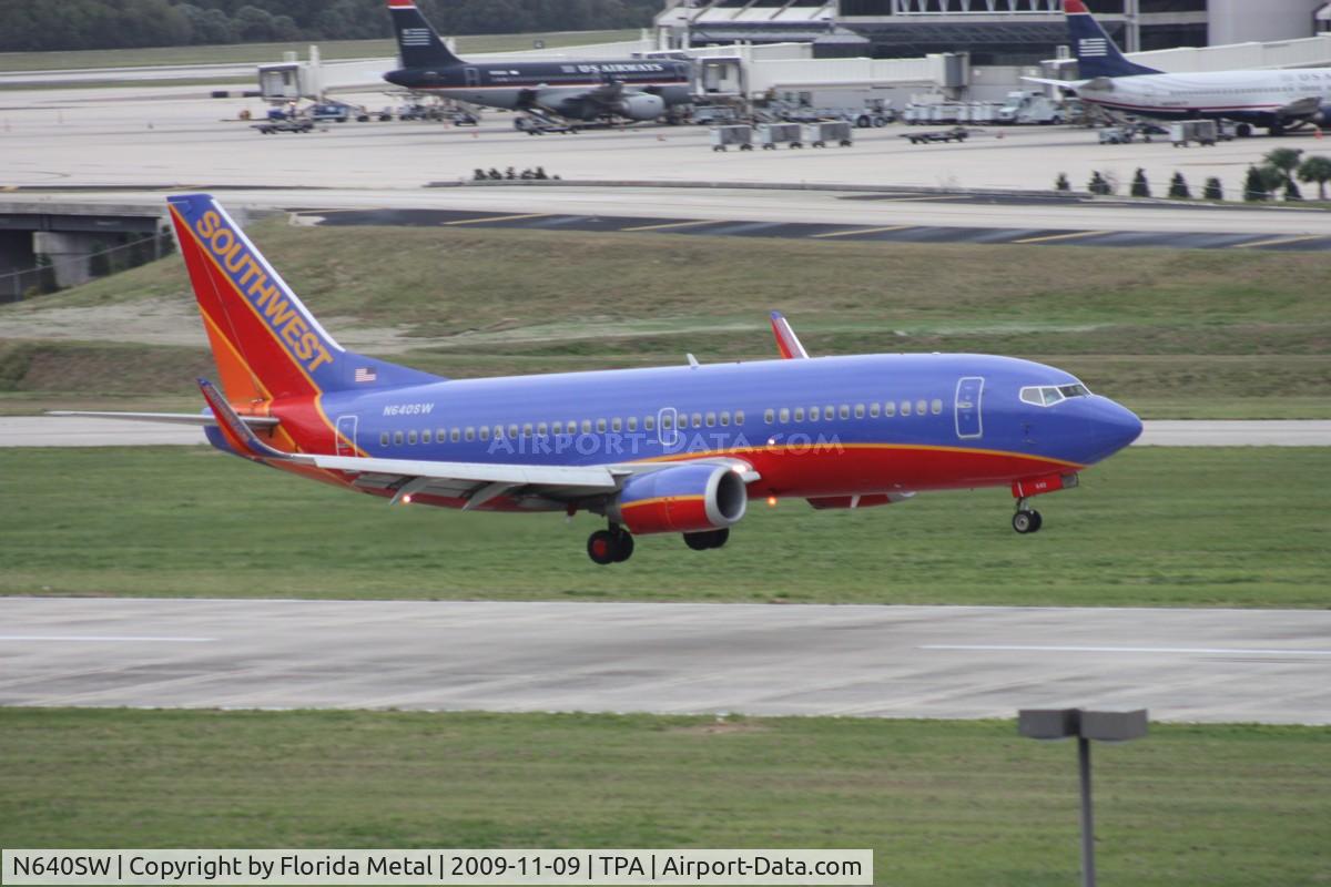 N640SW, 1996 Boeing 737-3H4 C/N 27713, Southwest 737-300