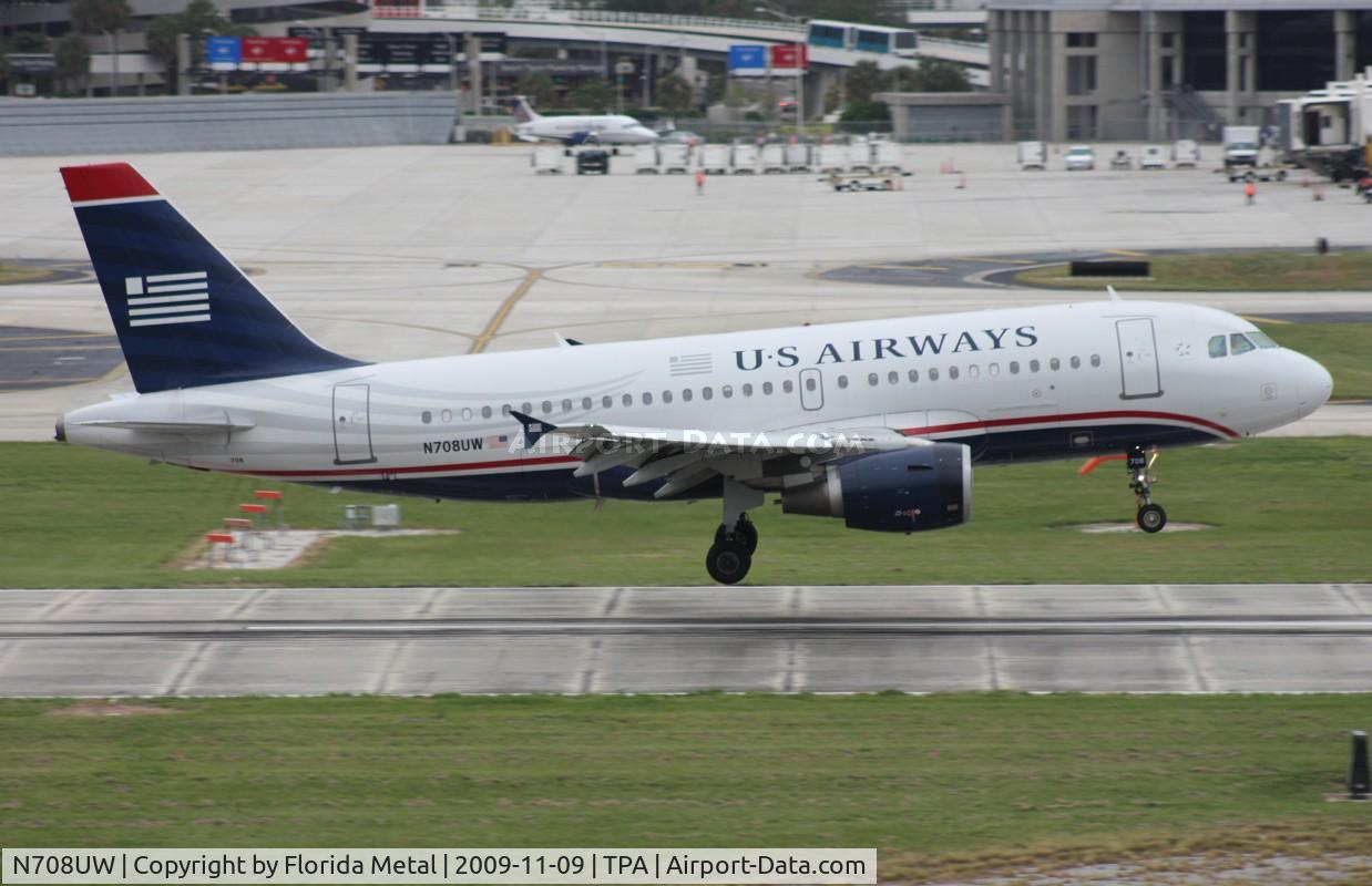 N708UW, 1999 Airbus A319-112 C/N 0972, US Airways A319