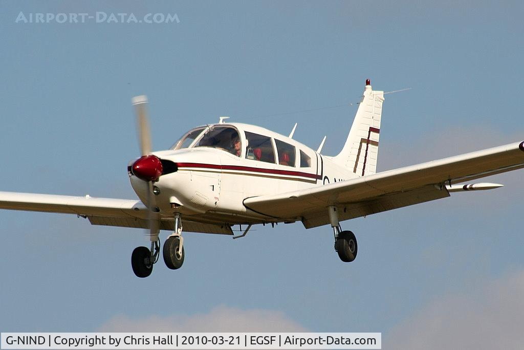 G-NIND, 1973 Piper PA-28-180 Cherokee Challenger C/N 28-7305420, Privately owned, Previous ID: SE-GAT
