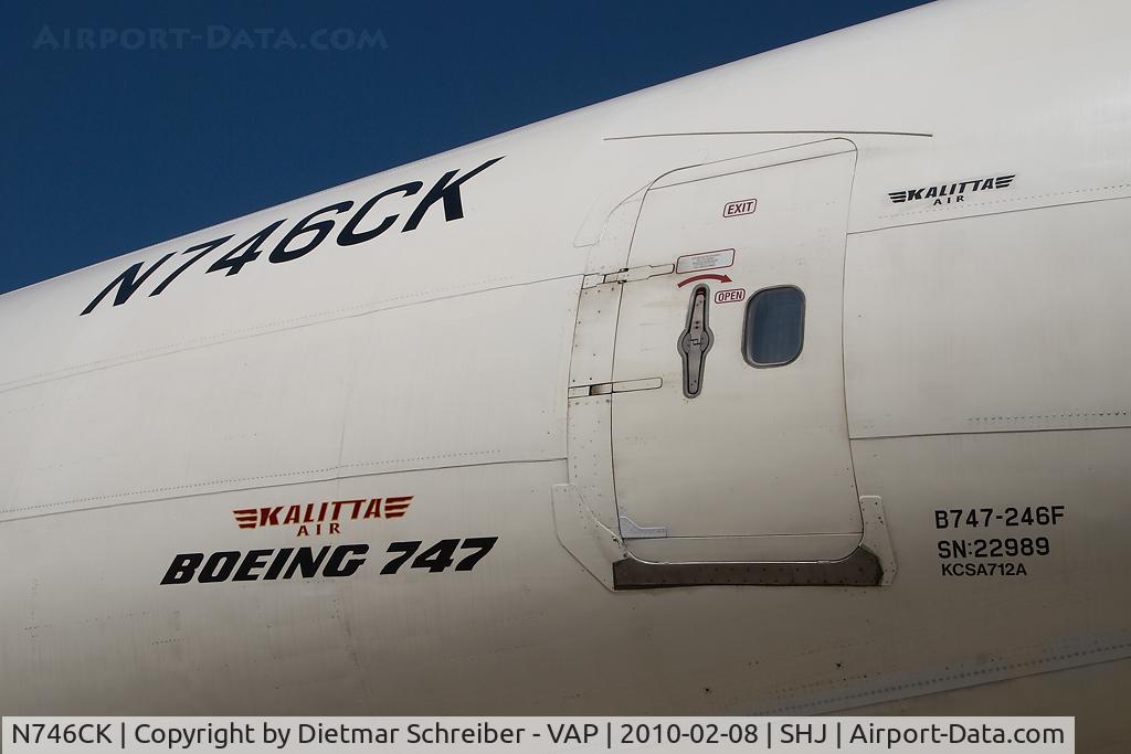 N746CK, 1982 Boeing 747-246F C/N 22989, Kalitta Air Boeing 747-200