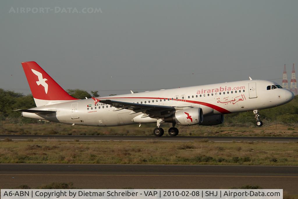 A6-ABN, 2007 Airbus A320-214 C/N 3152, Air Arabia Airbus 320