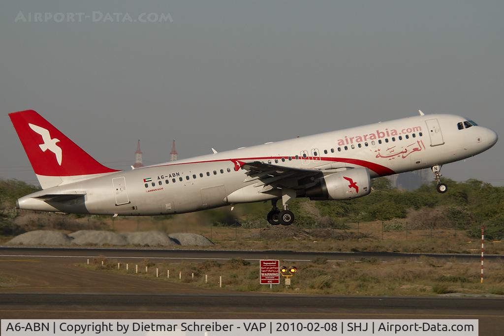 A6-ABN, 2007 Airbus A320-214 C/N 3152, Air Arabia Airbus 320