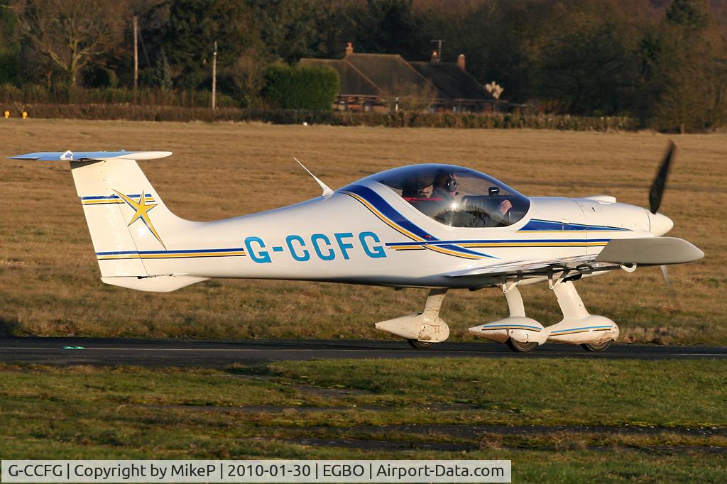 G-CCFG, 2003 Dyn'Aero MCR-01 Banbi C/N PFA 301A-14047, Taxiing for departure with the sun angle very low.
