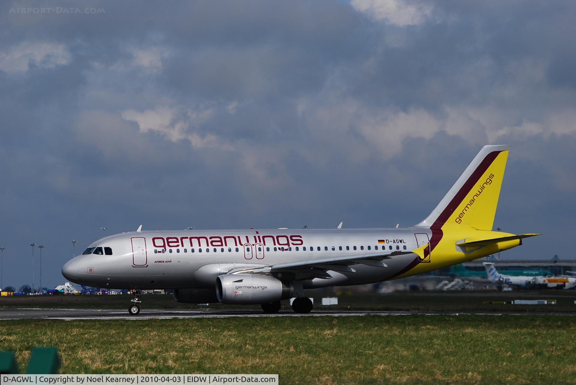 D-AGWL, 2008 Airbus A319-132 C/N 3534, About to depart off Rwy 28