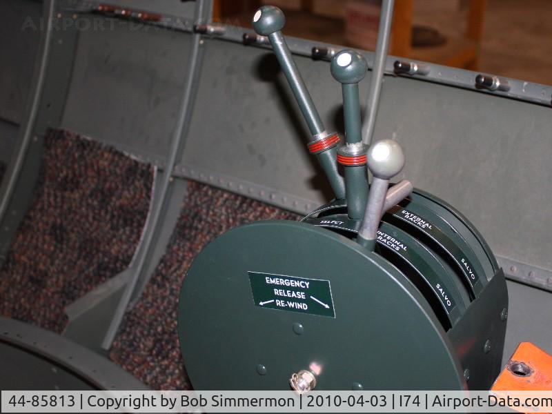 44-85813, 1944 Boeing B-17G Flying Fortress C/N 8722, Recently installed bombardier controls.
