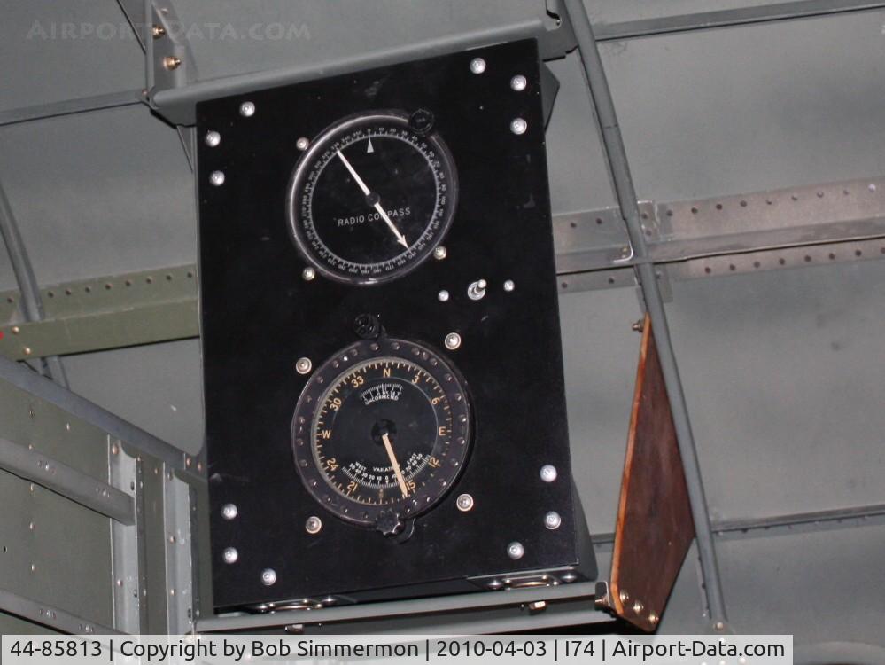 44-85813, 1944 Boeing B-17G Flying Fortress C/N 8722, Newly installed radio compass in the navigators perch.