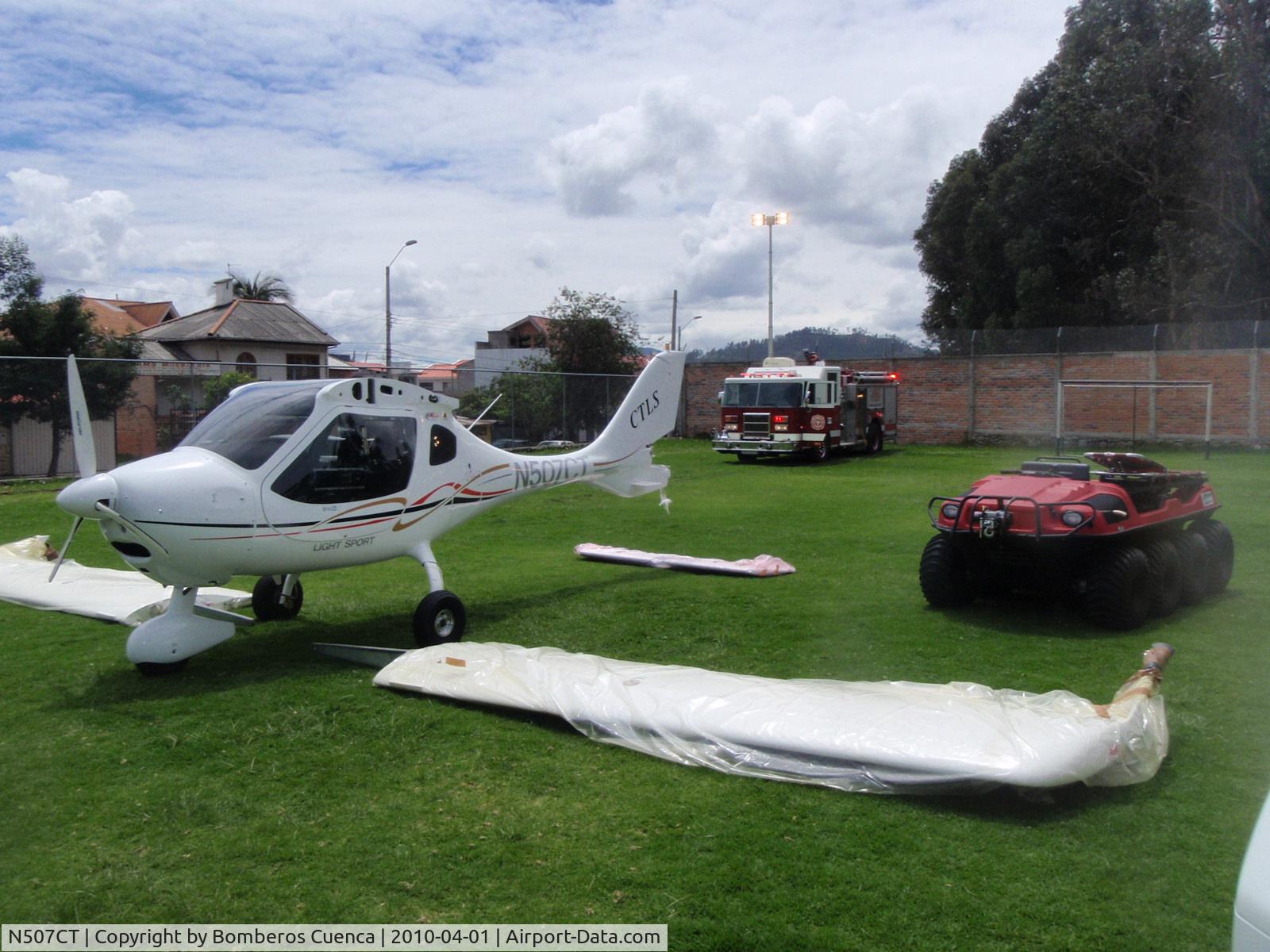 N507CT, Flight Design CTLS C/N F-08-07-07, Bomberos Cuenca