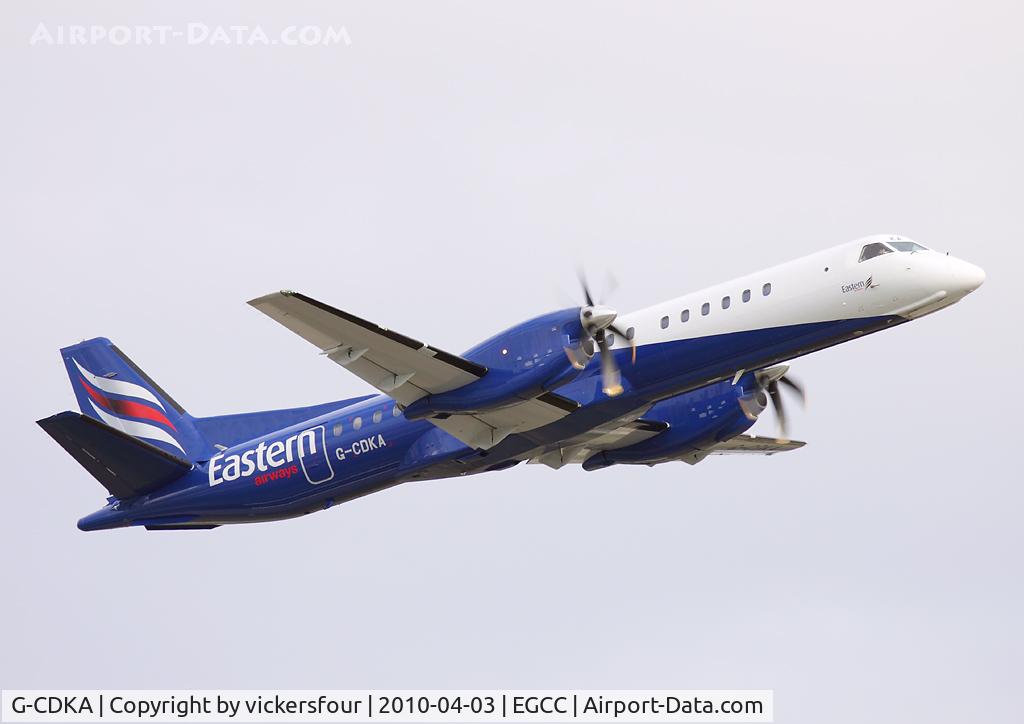 G-CDKA, 1993 Saab 2000 C/N 2000-006, Eastern Airways