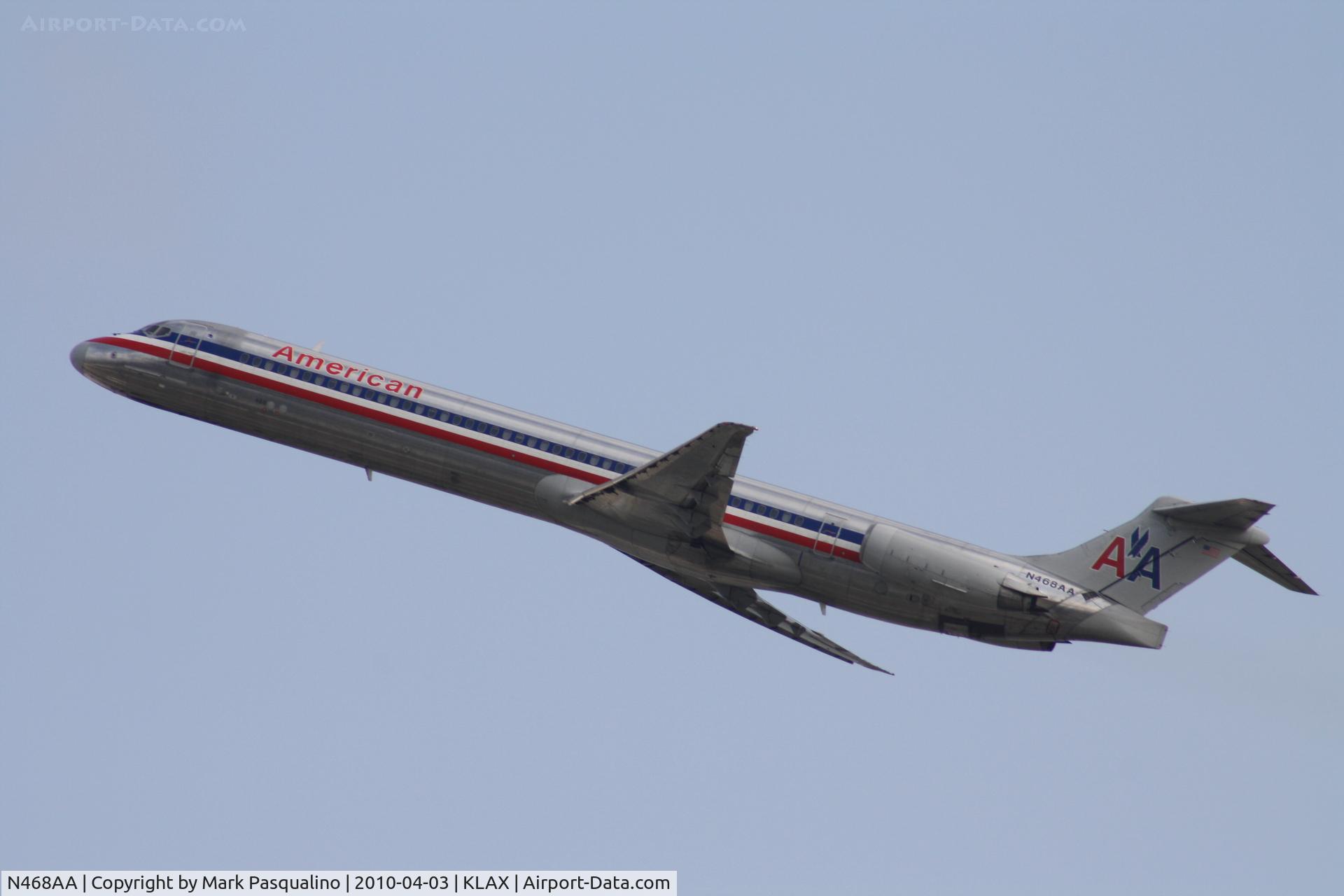 N468AA, 1988 McDonnell Douglas MD-82 (DC-9-82) C/N 49598, MD-82