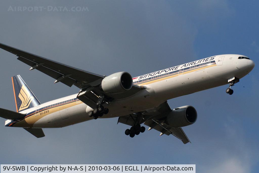 9V-SWB, 2006 Boeing 777-312/ER C/N 33377, From the industrial estate