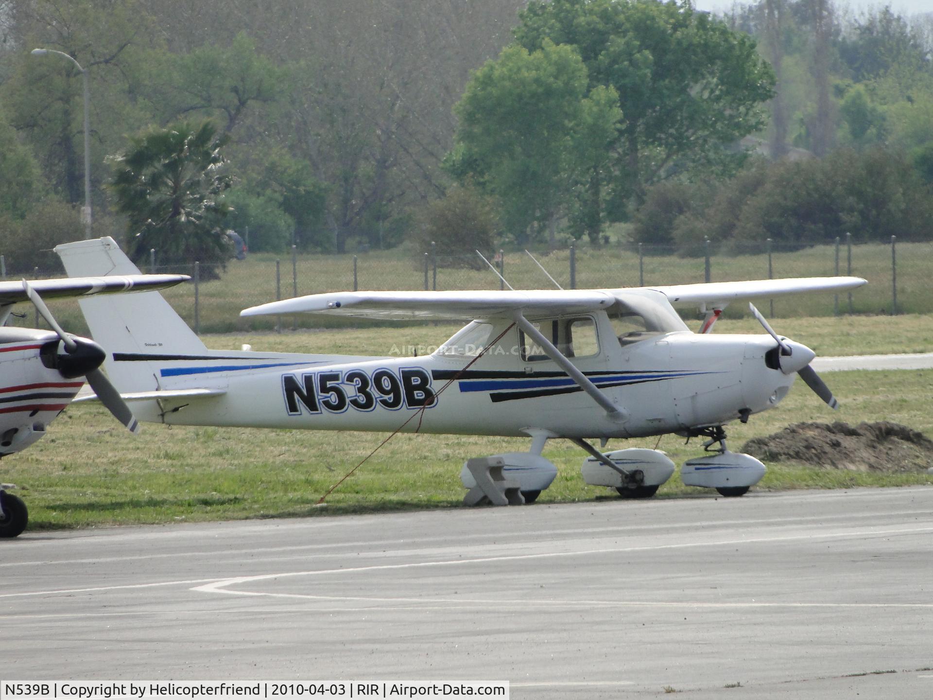 N539B, 1979 Cessna 152 C/N 15283898, Parked and tied down