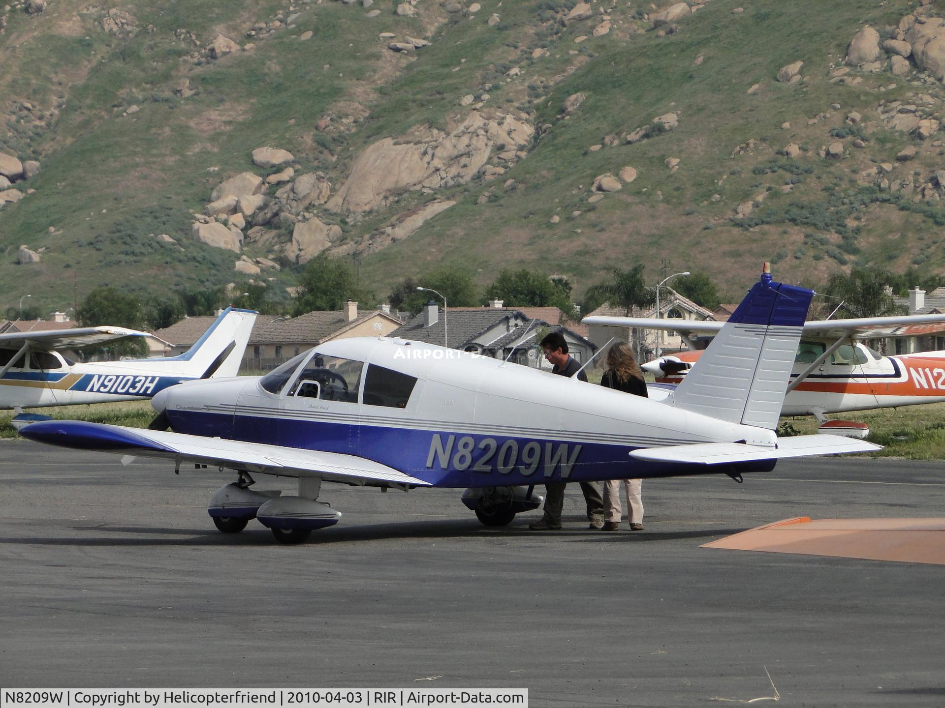 N8209W, 1965 Piper PA-28-180 Cherokee C C/N 28-2341, Being readied for take off