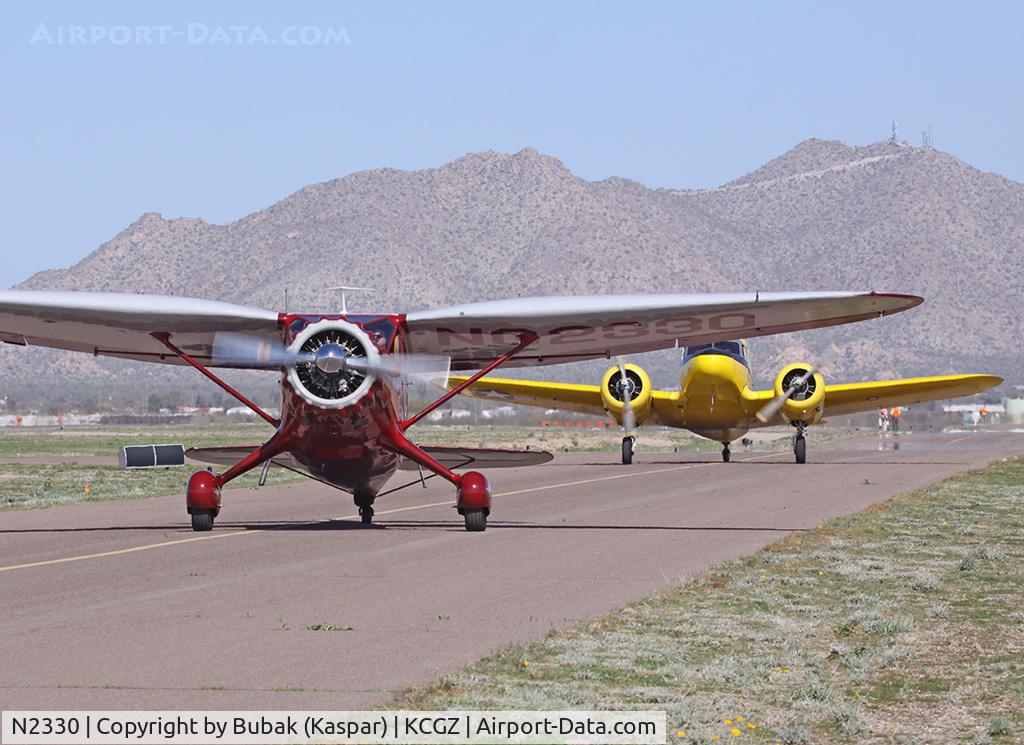 N2330, 1938 Stinson SR-10G Reliant C/N 3-5838, Casa Grande