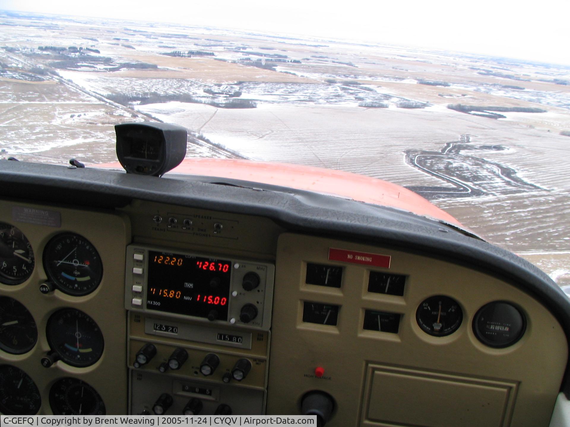 C-GEFQ, 1975 Cessna 172M C/N 17265597, chugging away