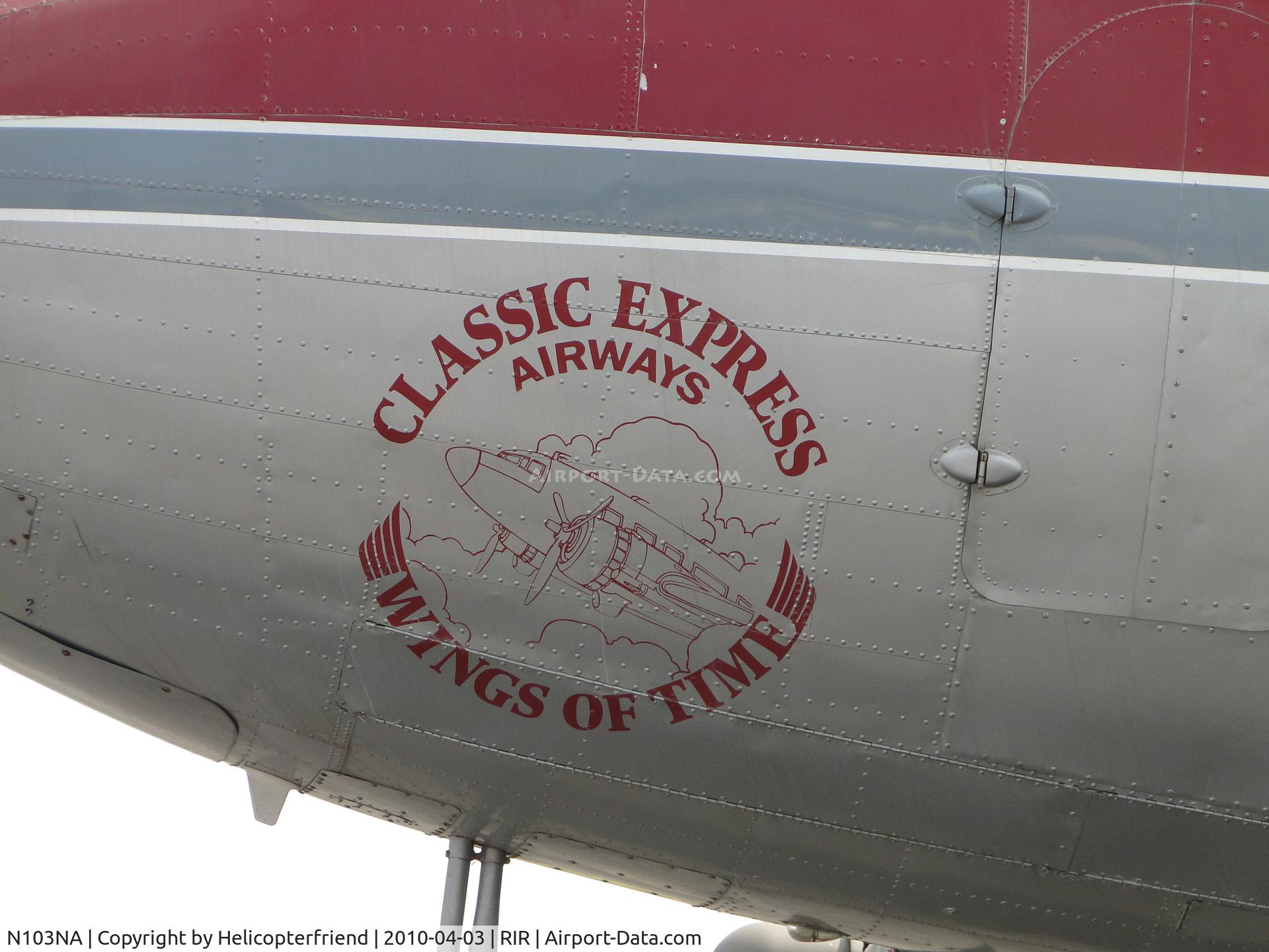 N103NA, 1945 Douglas DC-3C-S1C3G (C-47B) C/N 16821, Nose art on the C-47B
