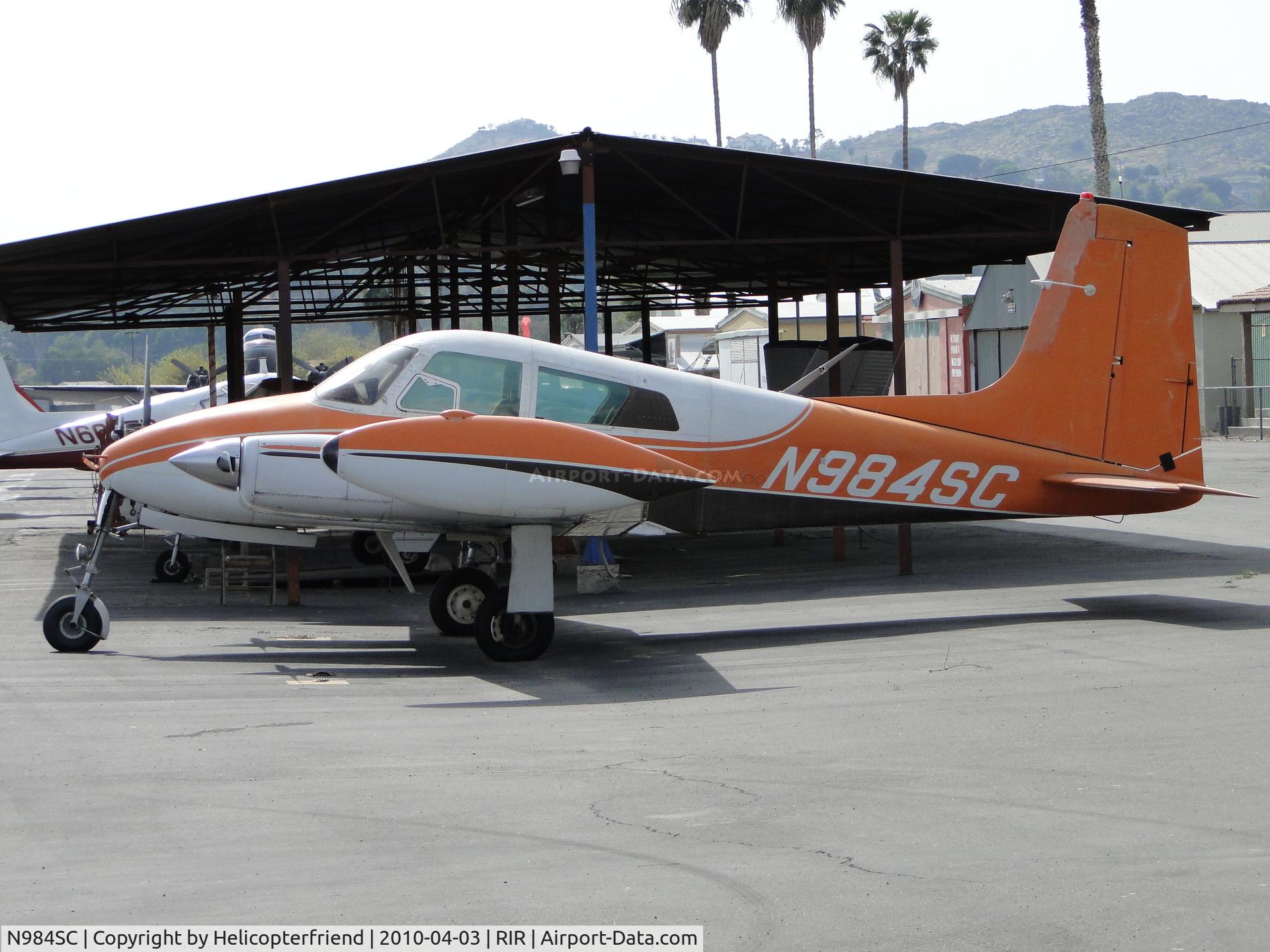 N984SC, 1956 Cessna 310 C/N 35346, Parked