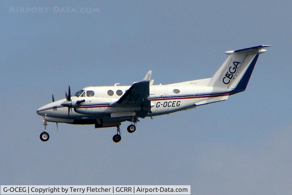 G-OCEG, 1980 Beech B200 King Air C/N BB-588, British Registered Beech 200 at Arrecife , Lanzarote in March 2010
