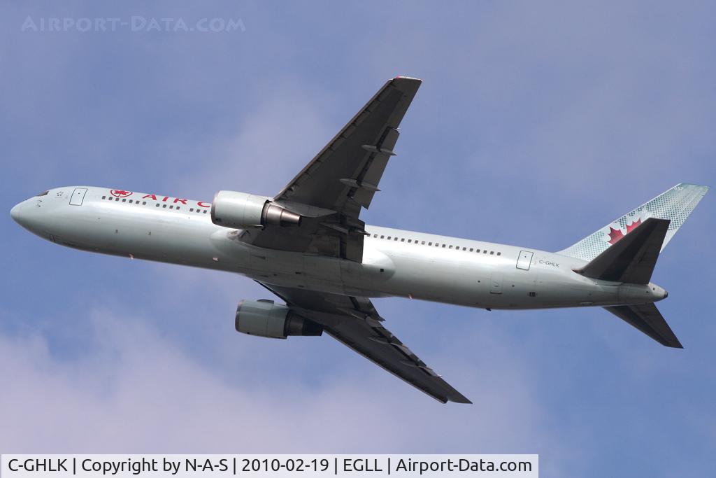 C-GHLK, 1992 Boeing 767-35H C/N 26388, Departing 27L