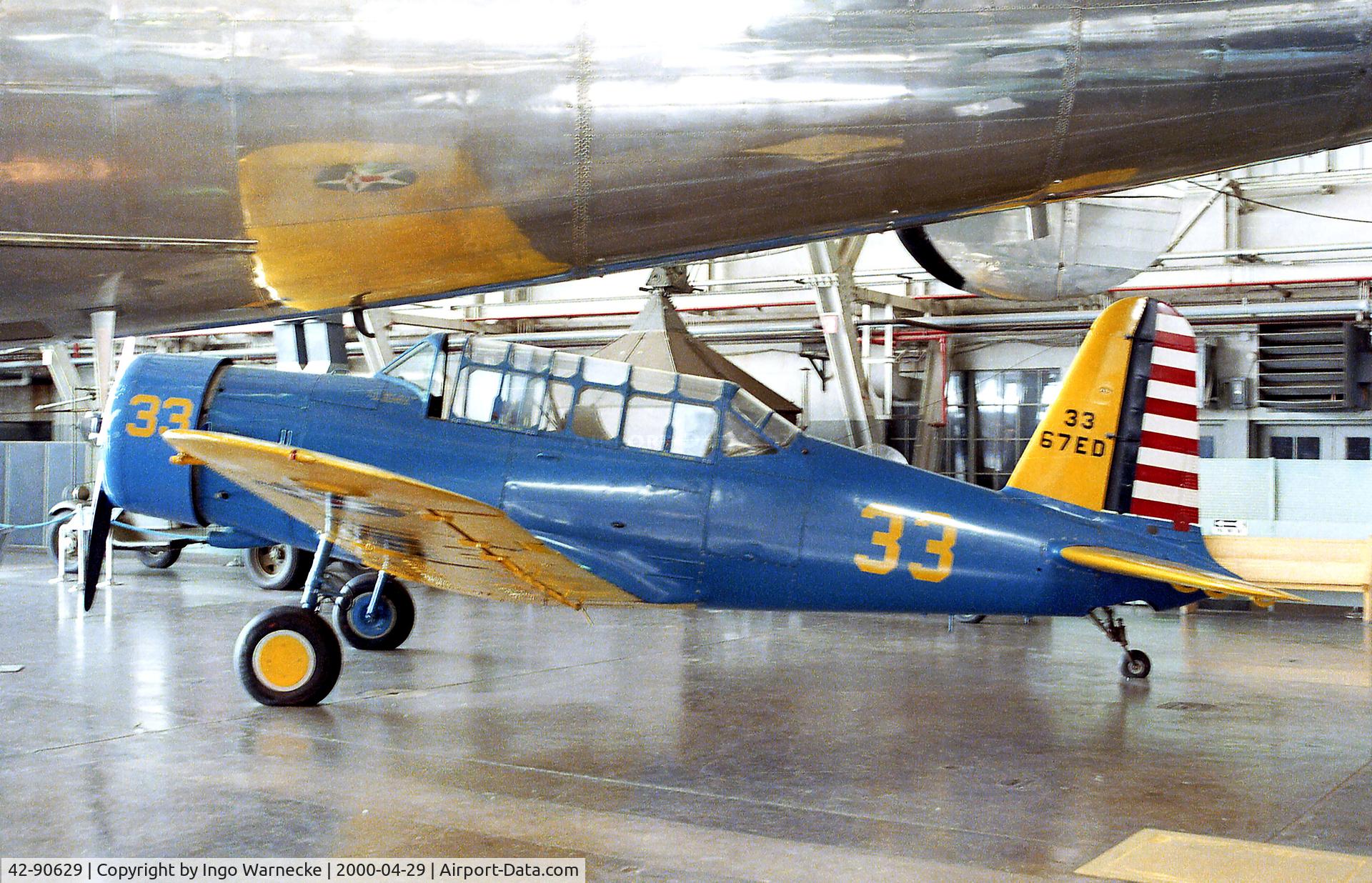 42-90629, 1942 Vultee BT-13B Valiant C/N 79-1706, Vultee BT-13B Valiant at the USAF Museum, Dayton OH