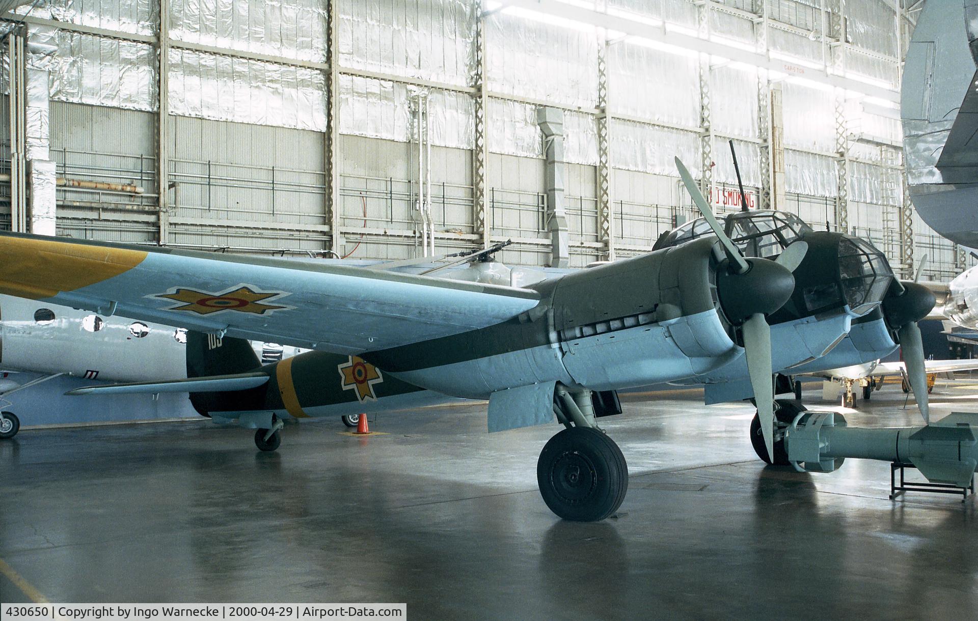 430650, 1943 Junkers Ju-88D-1/Trop C/N HK595, Junkers Ju 88D-1 Trop of the Rumanian Air Force at the USAF Museum, Dayton OH