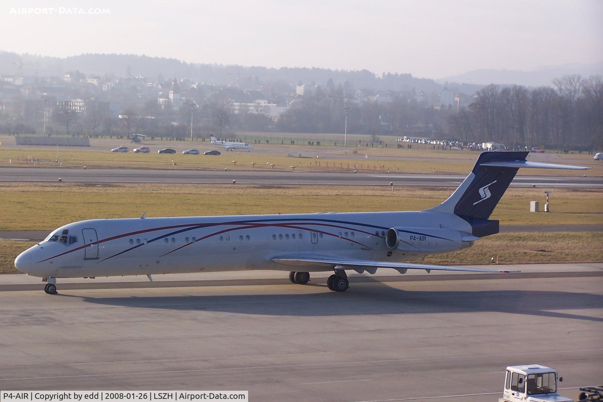 P4-AIR, 1987 McDonnell Douglas DC-9-87 C/N 49412, incoming for the w.e.f. 2008