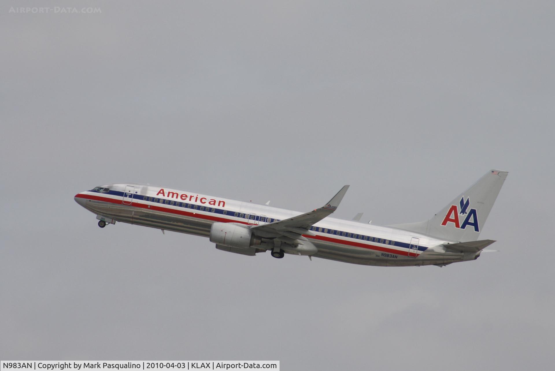 N983AN, Boeing 737-823 C/N 29570, Boeing 737-800