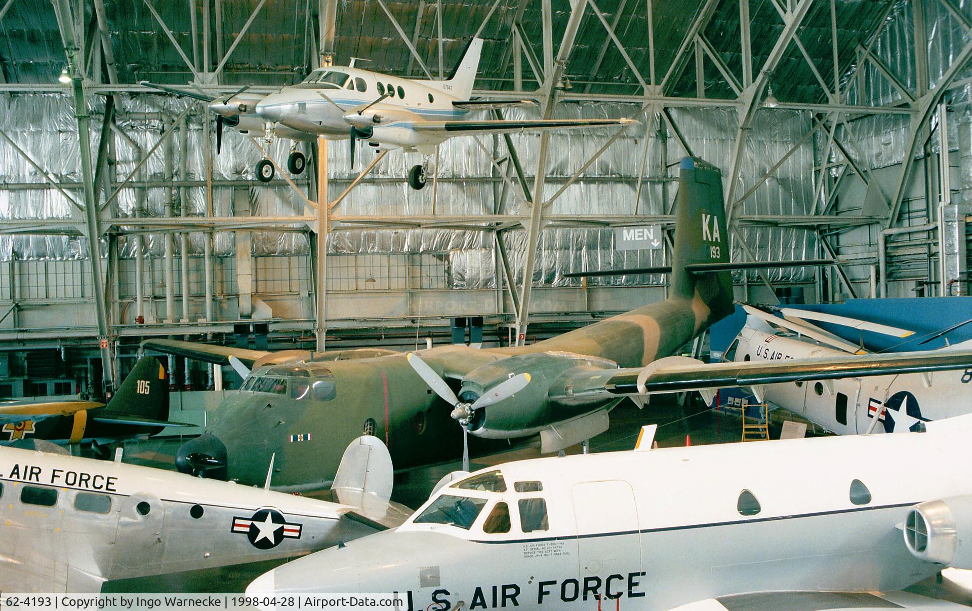 62-4193, 1962 De Havilland Canada C-7B Caribou C/N 138, De Havilland Canada C-7B (DHC-4) Caribou of the USAF at the USAF Museum, Dayton OH