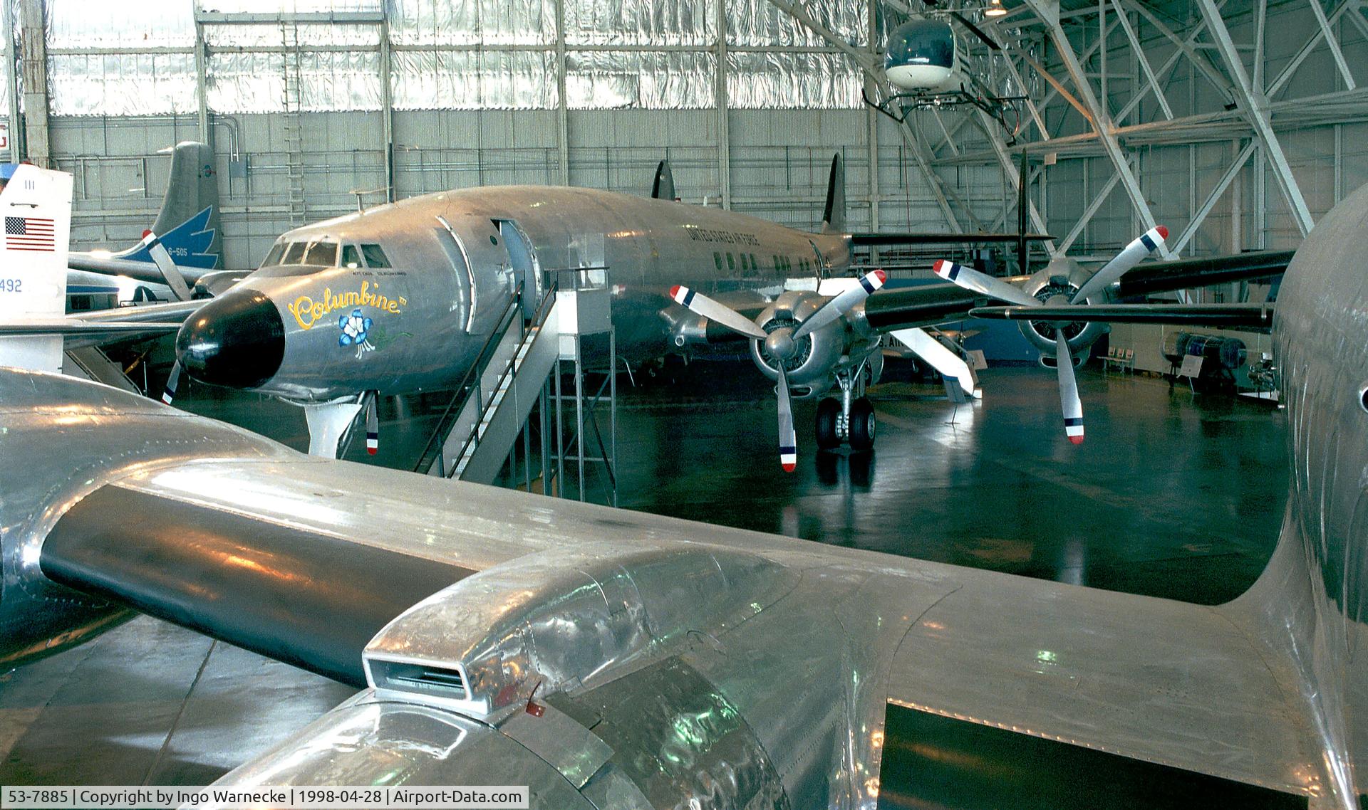 53-7885, 1953 Lockheed VC-121E Super Constellation C/N 4151, Lockheed VC-121E 
