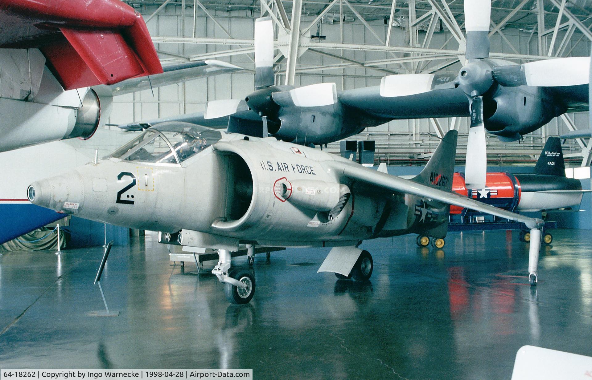 64-18262, 1964 Hawker Siddeley XV-6A Kestrel C/N Not found XS688/64-18262, Hawker Siddeley XV-6A Kestrel of the USAF at the USAF Museum, Dayton OH
