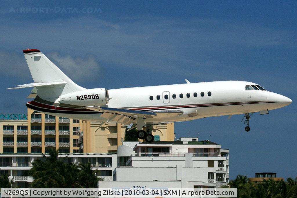 N269QS, 2002 Dassault Falcon 2000 C/N 169, visitor