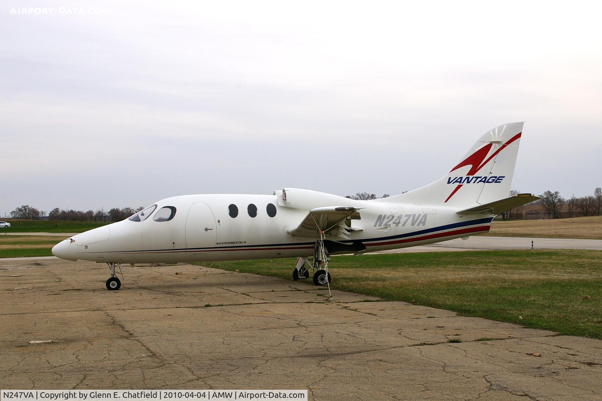 N247VA, 1996 Scaled Composites 247 VisionAire Vantage C/N 001, Has seen better days.