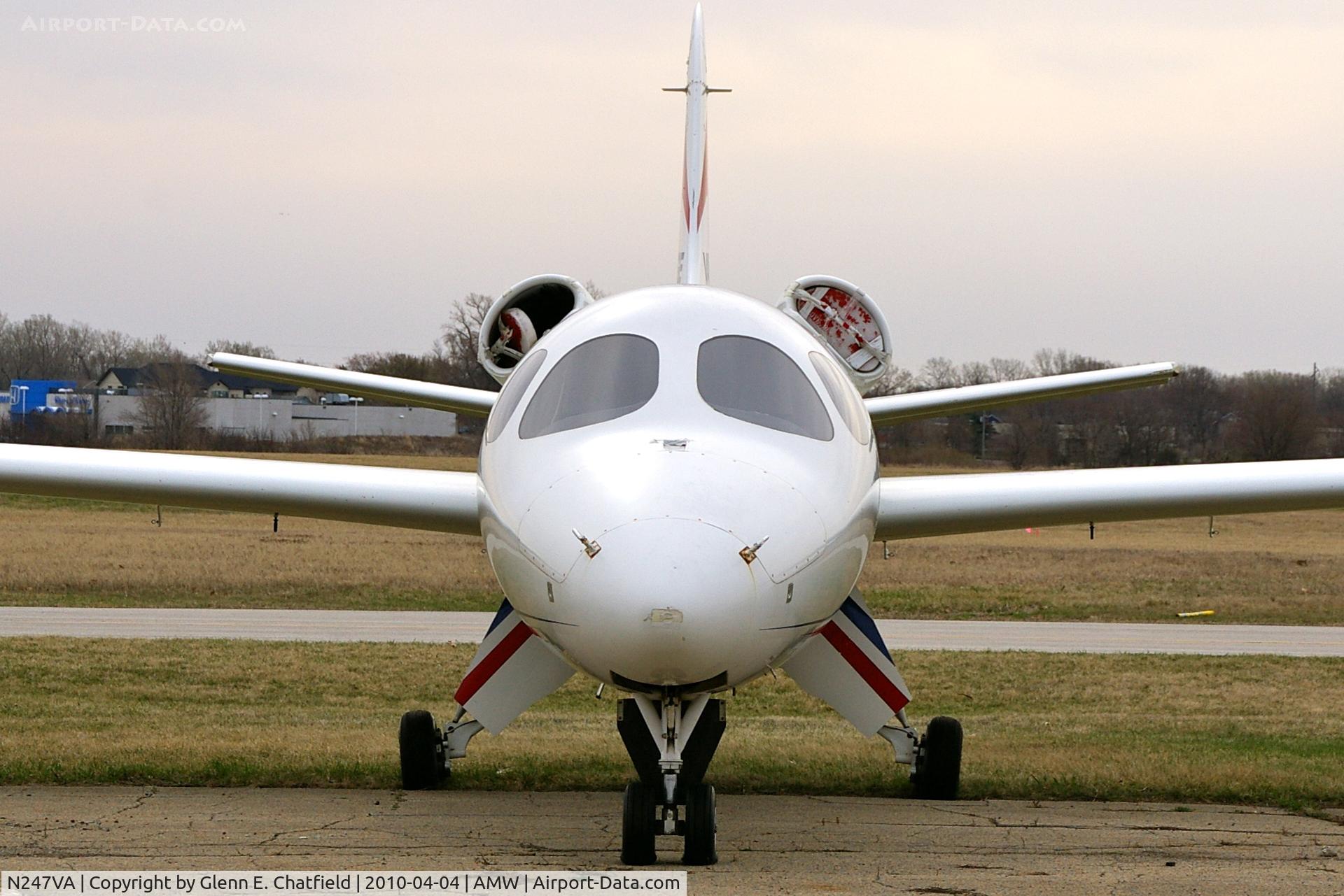 N247VA, 1996 Scaled Composites 247 VisionAire Vantage C/N 001, Has seen better days.