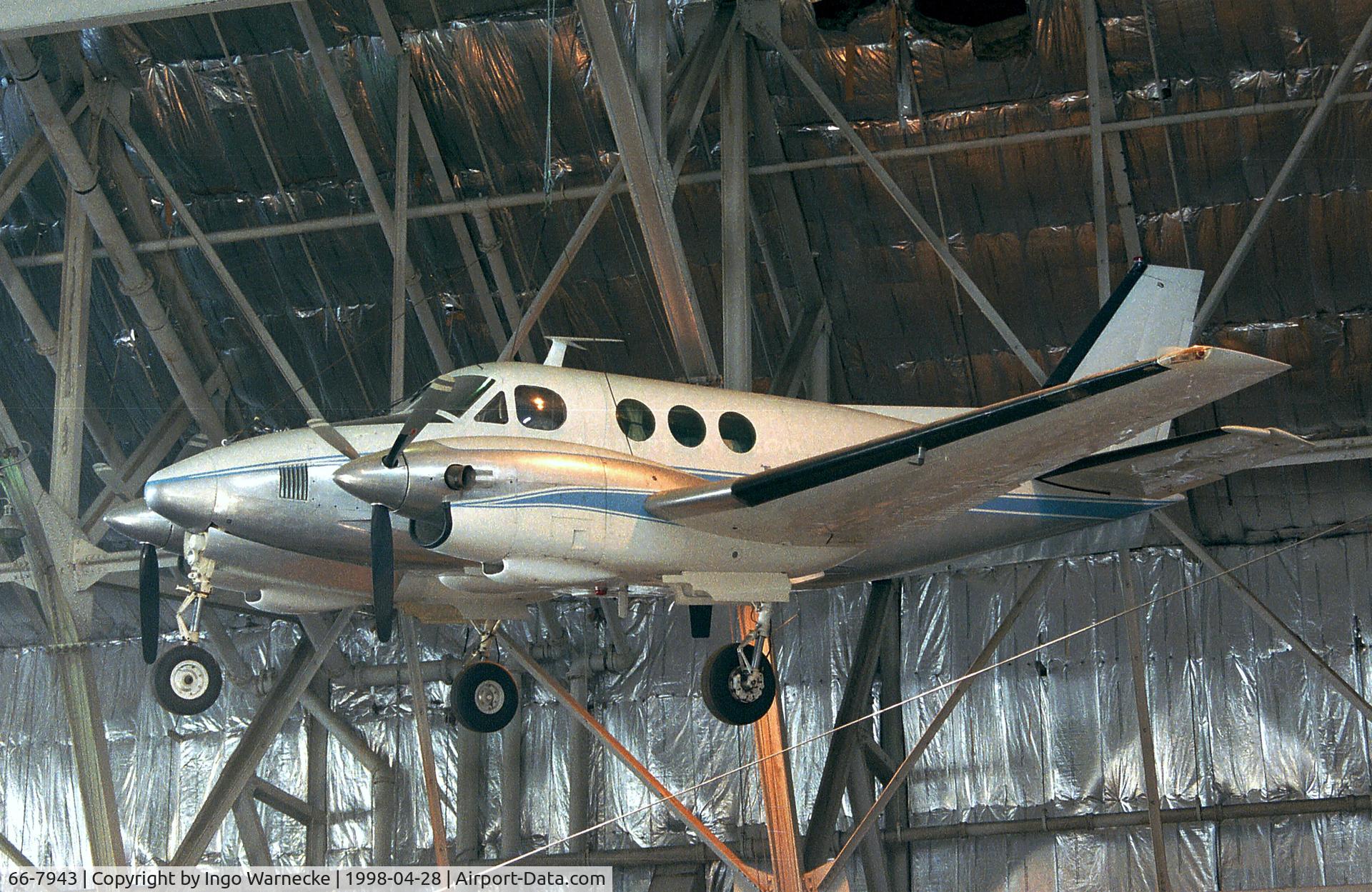 66-7943, 1966 Beech VC-6A King Air C/N LJ.91, Beechcraft VC-6A King Air of the USAF at the USAF Museum, Dayton OH