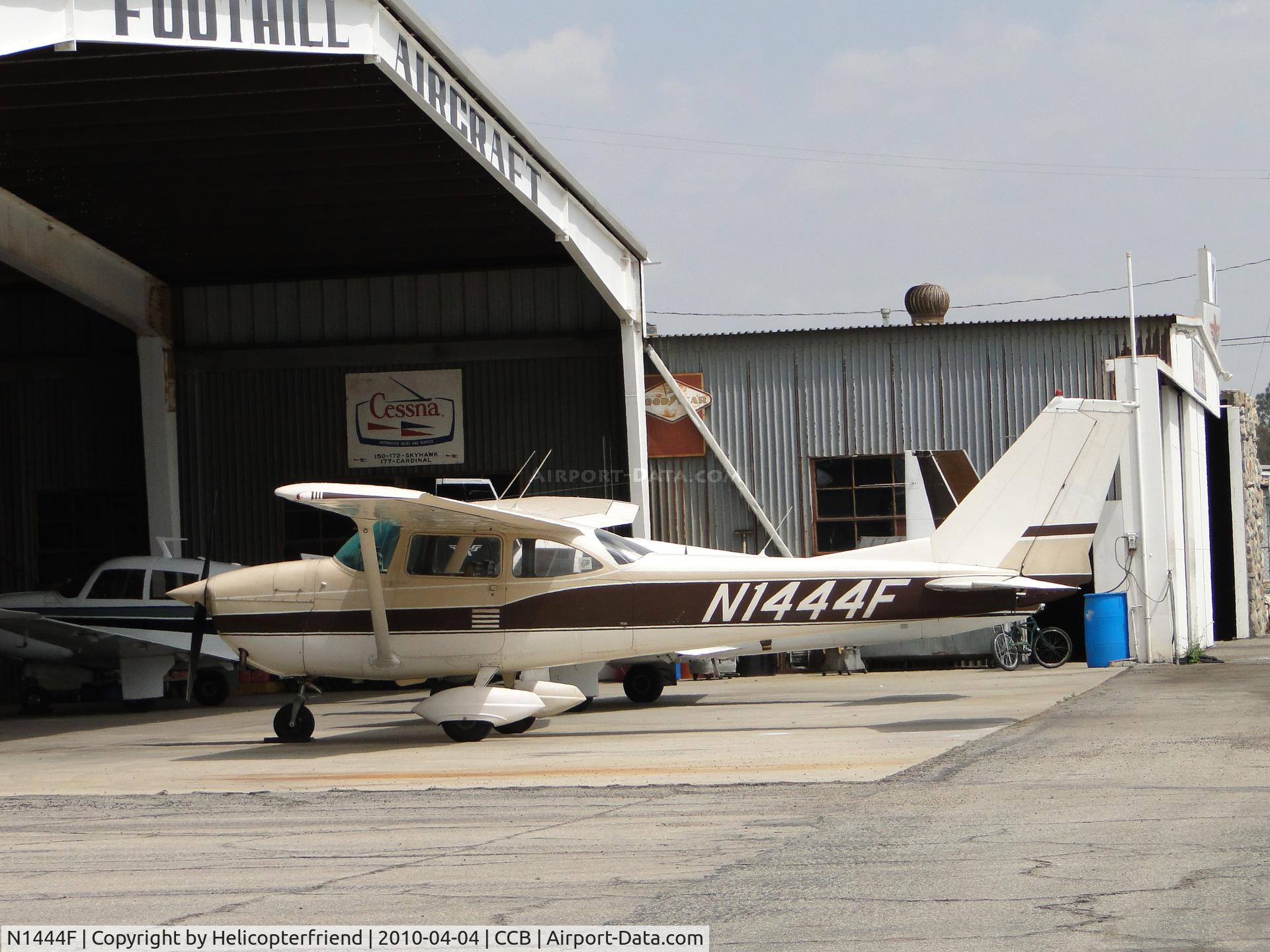 N1444F, 1966 Cessna 172H C/N 17254939, Parked at Foothill Aircraft Services