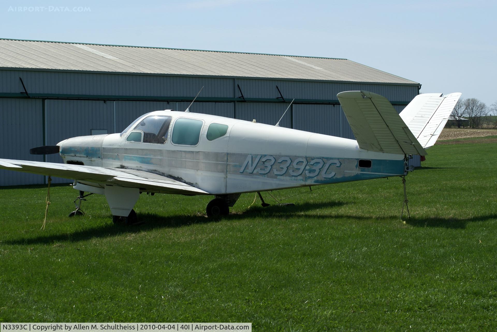 N3393C, 1955 Beech F35 Bonanza C/N D-4060, 1955 Beech F35