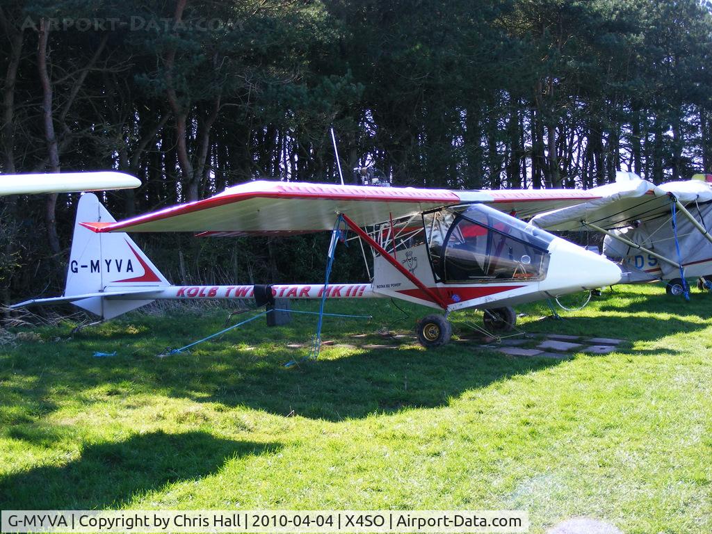 G-MYVA, 1995 Kolb Twinstar Mk III C/N PFA 205-12756, Ince Blundell Microlight Airfield