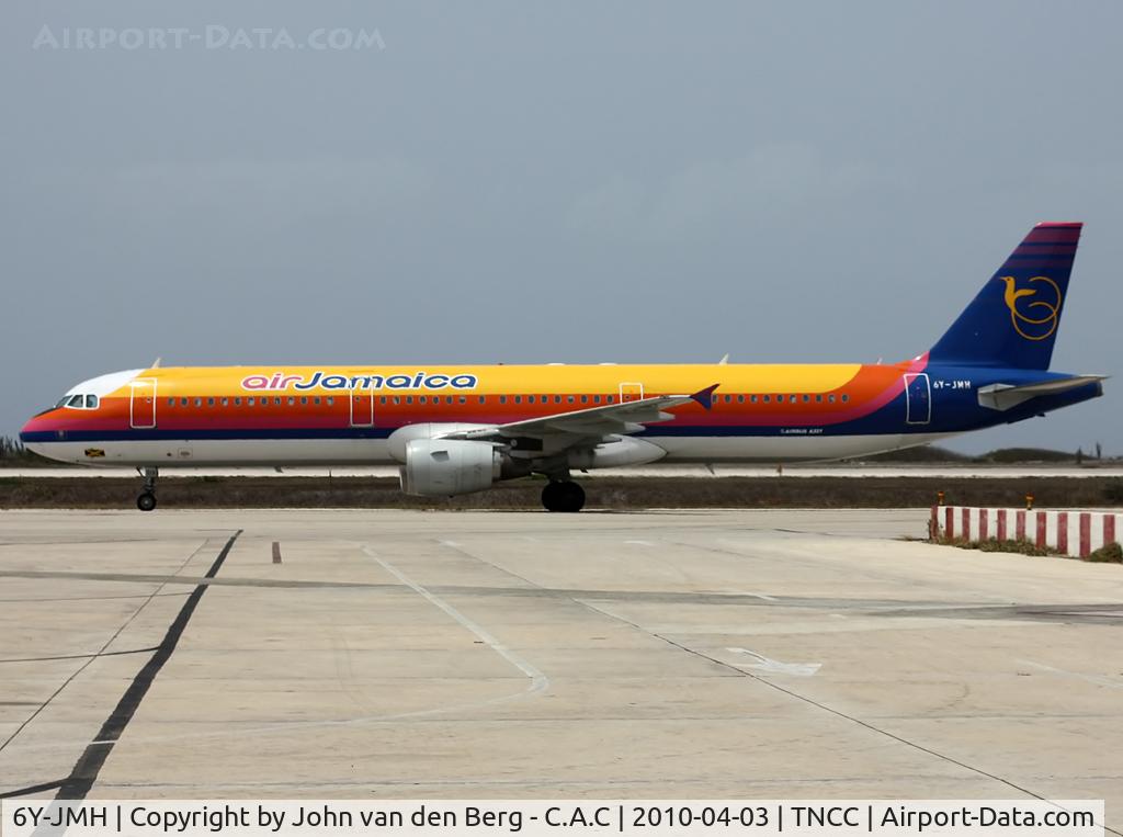 6Y-JMH, 2001 Airbus A321-211 C/N 1503, Air Jamaica A 321-211 (1503 ) 6Y-JMH @ TNCC / CUR