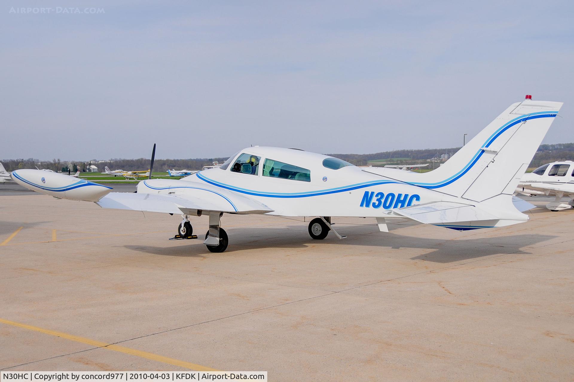 N30HC, 1974 Cessna 310Q C/N 310Q1079, Seen at KFDK on 4/3/2010.