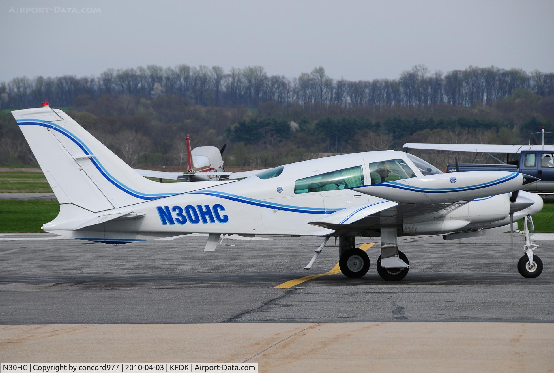 N30HC, 1974 Cessna 310Q C/N 310Q1079, Seen at KFDK on 4/3/2010.